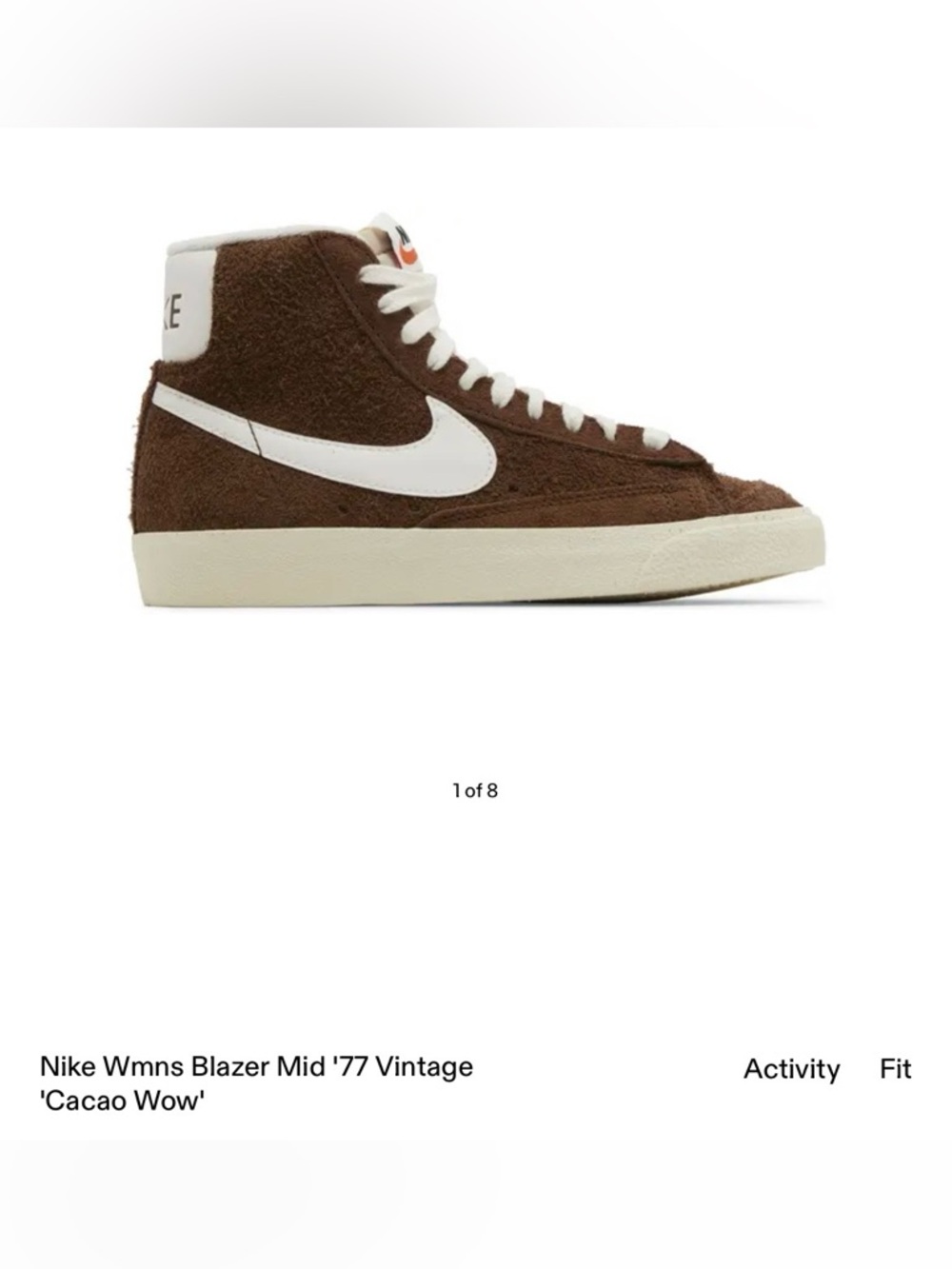 Women’s Nike Blazer Mid ‘77 Vintage ‘Cacao Wow’